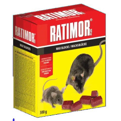 Ratimor paraf.bloky 300g bromadiolon