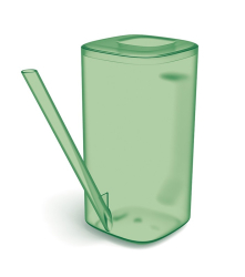 Krhli�ka 1,6L TUBI zelen� transparent IKTU16P-C2411