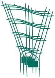 Rebr��ek 4-stup.PVC zelen� bal.3ks 190x90/2110334