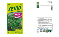 Bazalka Genovese Mammolo Semo